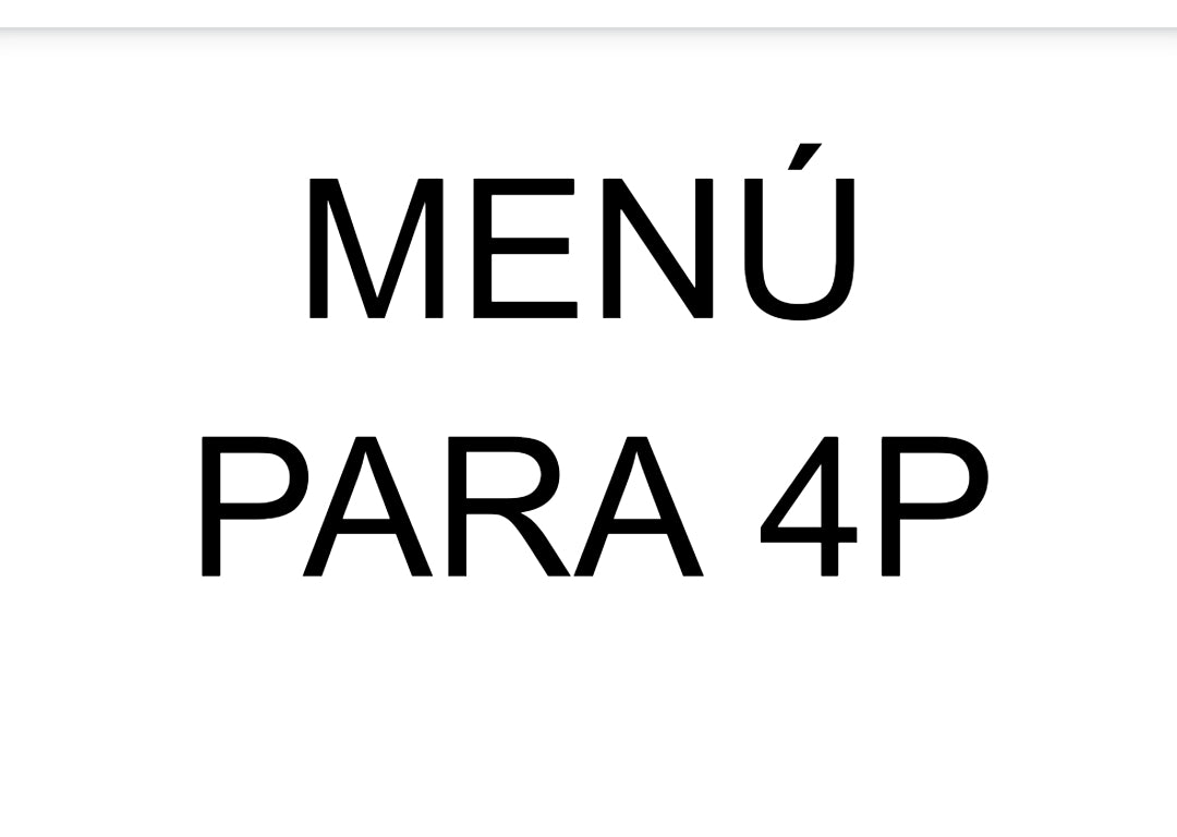 №164-Menú para 4(1ENSALADA CHINA +4ROLLITO PRIMAVERA +2ARROZ TRES DELICIA+1TALLARIN TRES DELICIA +1POLLO HONG KONG+1TERNERA PIMIENTO VERDE +1CERDO AGRIDULCE )