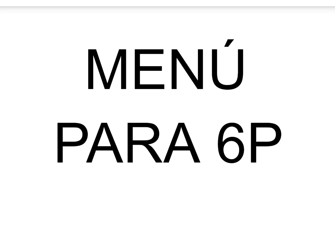 №165-Menú para 6(1ENSALADA +6ROLLITO PRIMAVERA +2ARROZ TRES DELICIA+1TALLARIN TRES DELICIA +1UDON +1PATO AL NARANJA+1GAMBAS CON BAMBU Y SETA +1FELIZ FAMILY +1FILETE ALMENTRADO)