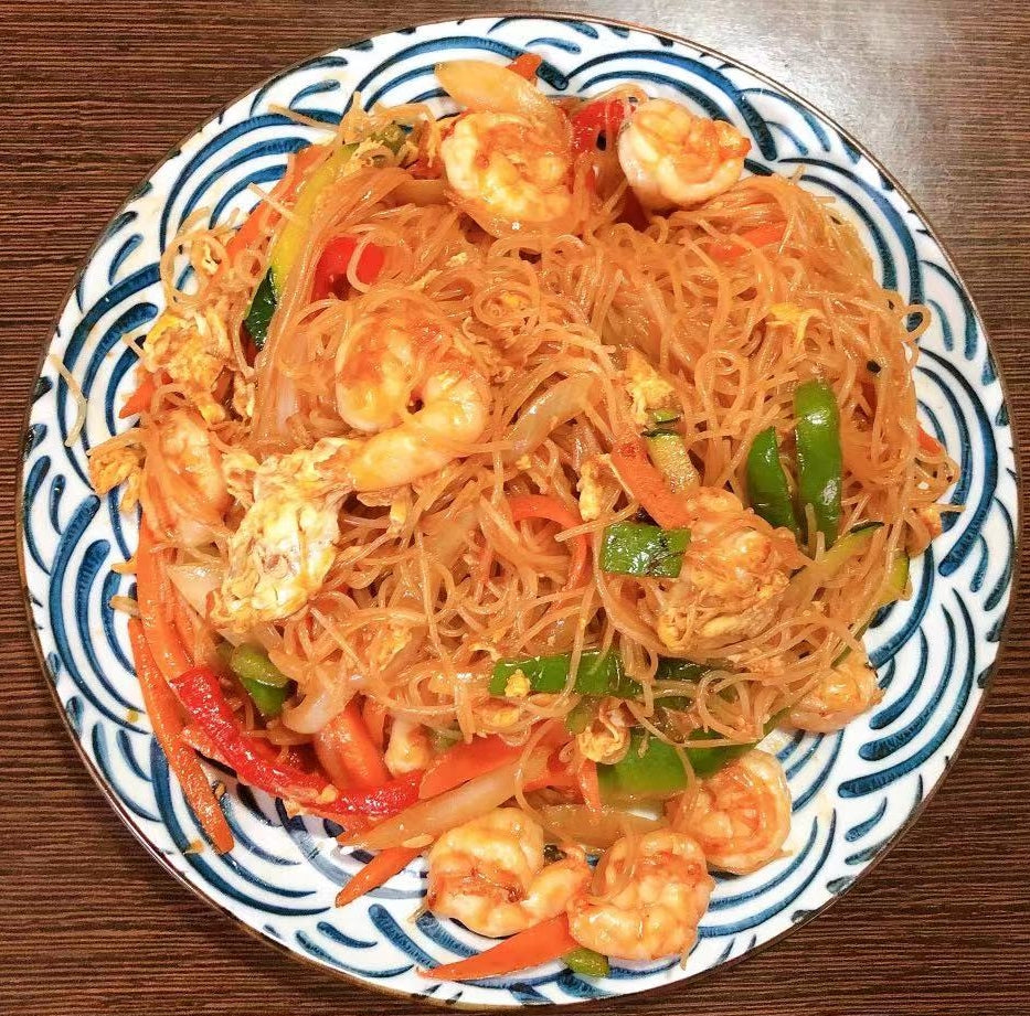 №82 FIDEO DE ARROZ CON GAMBAS